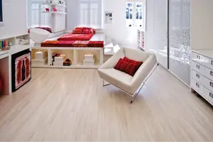 Piso laminado ou vinílico de auta sofisticação, praticidade e durabilidade.